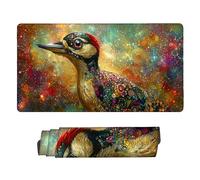 Tappetino Mouse, Tappetino Scrivania Gaming uccello stellare Mouse Pad 600 x 300 mm Grande Mousepad da Scrivania in Ufficio, Adatto per Notebook e Computer Desktop Accessori Scrivania z-1045