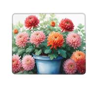 Tappetino Mouse, Tappetino Scrivania Gaming Vaso di fiori Mouse Pad 340 x 280 mm Piccolo Mousepad da Scrivania in Ufficio, Adatto per Notebook e Computer Desktop Accessori Scrivania o-384