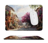Tappetino Mouse, Tappetino Scrivania Gaming Vista sulla strada Mouse Pad 29 x 24 cm Piccolo Mousepad da Scrivania in Ufficio, Adatto per Notebook e Computer Desktop Accessori Scrivania Regali z-466