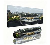 Tappetino Mouse Tavolo Da Pranzo Tappeto Scrivania 600x300x3mm Tappetino Mouse Gaming Città Mousepad Durevole Base In Gomma Impermeabile e Antiscivolo Accessori per Computer, Proteggi Scrivania W1-846