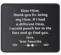 Tappetino Mouse Thanks Being My Mom Funny from Mousepad Impermeabile Tappetino Scrivania Uso Prolungato Mouse Pad per Laptop Casa Ufficio 25X30CM