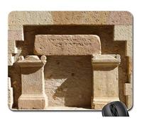 Tappetino Mouse, Tomb Tombstone Roman Art Grave Texture Tappetino per Il Mouse da Gioco Ergonomico Tappetino Mouse Gaming Liscia Mouse Pad per Ufficio Gaming 25X30Cm