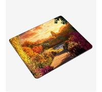 Tappetino Mouse Tramonto, Mini Tappetino Scrivania 340x280x3mm Mouse Pad Paesaggio Base Gomma Antiscivolo Mousepad, Tappeto Scrivania con Bordi Cuciti, Portatile Mouse Pad, Accessori Scrivania S0-219