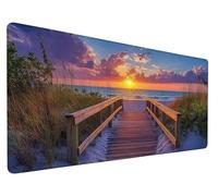 Tappetino Mouse Tramonto Tappetino Mouse XXL 27.5 x 11.8 Inch Mousepad, Discorsi Sottomano Scrivania con Base in Gomma Antiscivolo, Impermeabile Mouse Pad per PC, Ufficio, Casa, Lavoro, Model 198