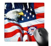 Tappetino Mouse, U S Coast Guard Superficie Liscia Tappetino per Il Mouse da Gioco Antisfilacciamento Mousepad per Laptop Pc Notebook 25X30cm