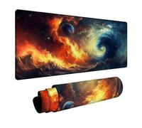 Tappetino Mouse Universo Tappetino Mouse Gaming Astratto, Mousepad Bordi cuciti Precisione e Velocità Migliorate per Pc Portatile Tastiera Gaming Ufficio Arredamento Casa 50 x 100 x 0.3cm DBYH-1640