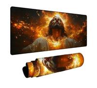 Tappetino Mouse Uomo Tappetino Mouse Gaming Universo, Mousepad Bordi cuciti Precisione e Velocità Migliorate per Pc Portatile Tastiera Gaming Ufficio Arredamento Casa 50 x 100 x 0.3cm DBYH-1647