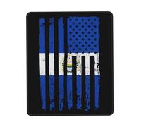 Tappetino Mouse USA Vintage American El Salvador Flag Mousepad Uso Prolungato Tappetino Scrivania Multifunzione Mouse Pad per Laptop Casa Ufficio 25X30CM