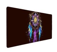 Tappetino Mouse Viola Mousepad Cacciatore di sogni Tappetino Mouse XXL 900 x 400mm Sottomano Scrivania Grande con Base in Gomma Antiscivolo Accessori per Computer, Migliora Precisione e Velocità f6152