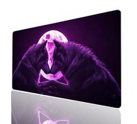 Tappetino Mouse Viola Tappetino Mouse XXL 1600x800x3mm Wolf Mousepad Impermeabile e Antiscivolo Cucire i Bordi, Accessori Gaming Mousepad per Pc Portatile Laptop Tastiera Wireless Regalo Model-11900