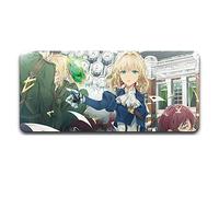 Tappetino Mouse Violet Evergarden Tappetino per XXL Mouse da Gioco - Gaming Mousepad Extra Grande 900 x 400mm - Pad 3mm con Base in Gomma Antiscivolo - Spessore 3mm Anime Tappetino Mouse, L
