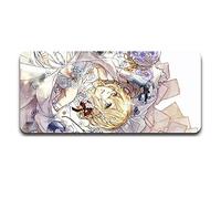 Tappetino Mouse Violet Evergarden Tappetino per XXL Mouse da Gioco - Gaming Mousepad Extra Grande 900 x 400mm - Pad 3mm con Base in Gomma Antiscivolo - Spessore 3mm Anime Tappetino Mouse, R