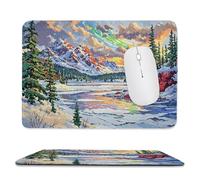 Tappetino Mouse Vista - Tappetino Scrivania Gaming PC, Impermeabile e Antiscivolo 290x240x3mm| Accessori Gaming per Scrivania | Desk Mat | Migliora la Precisione e la Velocità | Portatile k-208