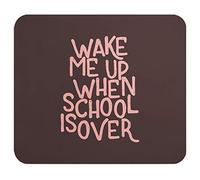 Tappetino Mouse Wake Me Up Tappetino per Mouse Resistente agli Schizzi Mouse Pad Portatile Mousepad per Computer Essenziale per Ufficio Ufficio S