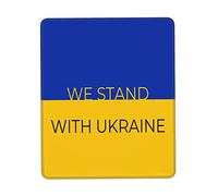 Tappetino Mouse We Stand with Ukraine Tappetino Scrivania Multifunzione Mousepad Impermeabile Mouse Pad per Laptop Casa Computer 25X30CM
