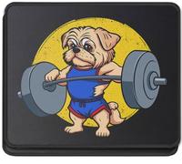 Tappetino Mouse Weightlifting I Funny Deadlift Fitness I Gym Shih Tzu Set of 2 Mousepad Uso Prolungato Tappetino Scrivania Multifunzione Mouse Pad per Casa Computer Ufficio 25X30CM