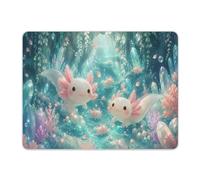 Tappetino Mouse Whimsical Axolotls in an Aquatic Grotto Tappetino per