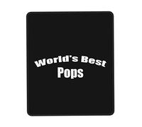 Tappetino Mouse World's Best Pops Mouse Pad Uso Prolungato Tappetino Scrivania Durevole Mousepad per Laptop Ufficio Computer 25X30CM