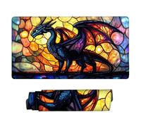 Tappetino Mouse XXL 100 x 50 cm - Tappetino Mouse Gaming Animali Dragoni Mousepad - Controllo Preciso Migliora la Velocità e la Precisione - Tenuta Stabile - Lavabile - Accessori Scrivania b-220