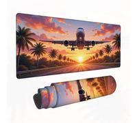 Tappetino Mouse XXL 1000 x 500 x 3mm Autostrada del ponte aereo Gaming Tappetino per il mouse con Antiscivolo Bordi Cuciti Sottomano Scrivania Mouse Pad per PC Laptop Ufficio
