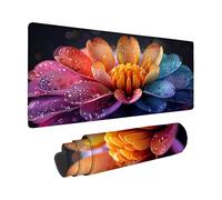 Tappetino Mouse XXL 1000 x 500mm, Fiore Tappetino Scrivania Colore Design, Moderno Mouse Pad con Base in Gomma Antiscivolo Accessori Scrivania, Waterproof Mousepad per PC, Lapto, Regalo -zzg2505AX