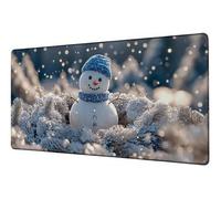 Tappetino Mouse XXL 1000x500 mm Mouse Pad Sogno Sottomano Scrivania Pupazzo Di Neve Mousepad Accessori Gaming Desk Mat Migliorare Precisione Tappetini Gaming, per Ufficio Computer Lavoro Gioco D-725