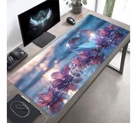 Tappetino Mouse XXL 100x50 cm, Lavabile, Amore Rosa Accessori Gaming, con Base in Gomma Antiscivolo per Lavoro Ufficio, Regalo Uomo PjY6077 6-4