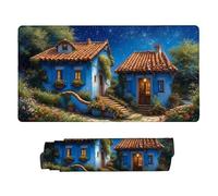 Tappetino Mouse XXL 1200 x 600 mm- Tappetino Mouse Gaming capanna nella foresta Mousepad- Controllo Preciso Migliora la Velocità e la Precisione- Tenuta Stabile- Accessori Scrivania i-690