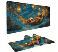 Tappetino Mouse XXL 1200 x 600 mm - Tappetino Mouse Gaming stellare pigrizia Mousepad - Controllo Preciso del Mouse Migliora la Velocità e la Precisione - Tenuta Stabile - Accessori Scrivania h-1237