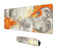 Tappetino Mouse XXL 1200x600 mm Astratto Tappetino Mouse Gaming Retrò Impermeabile Mouse Pad Accessori Gaming Mousepad con Base in Gomma Antiscivolo Bordi Cuciti Sottomano Scrivania Regalo Uomo G-71