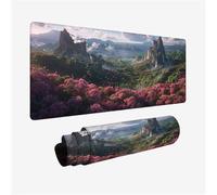 Tappetino Mouse XXL 1500x800, Tappetino Scrivania Paesaggio Mouse Pad Fiore Sottomano Scrivania, Mousepad con Base in Gomma Antiscivolo, Desk Mat con Bordi Cuciti, Ufficio Accessori PC, Regalo H2-637