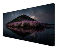 Tappetino Mouse xxl 1600x800x3mm, Tappetino Mouse Gaming Cielo notturno piccola isola, Impermeabile Surface, Base in Gomma Antiscivolo, per Computer e Laptop Mouse Pad, per Regali Uomo Donna Z-936