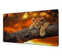 Tappetino Mouse XXL 500x250 mm Mouse Pad Albero Sottomano Scrivania Animale Mousepad Accessori Gaming Desk Mat per Migliorare Velocità Tappetini Gaming, per Ufficio Casa Computer Lavoro Gioco D-639