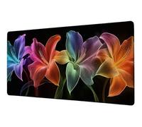 Tappetino Mouse XXL 500x250 mm Mouse Pad Colore Sottomano Scrivania Fiore Mousepad Accessori Gaming Desk Mat per Migliorare Velocità Tappetini Gaming, per Ufficio Casa Computer Lavoro Gioco D-177