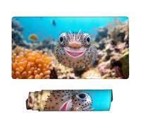 Tappetino Mouse XXL 60 x 30 cm - Tappetino Mouse Gaming dolce delfina Mousepad - Controllo Preciso Migliora la Velocità e la Precisione - Tenuta Stabile - Lavabile - Accessori Scrivania b524