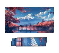 Tappetino Mouse XXL 60 x 30 cm - Tappetino Mouse Gaming Monte Fuji Mousepad - Controllo Preciso Migliora la Velocità e la Precisione - Tenuta Stabile - Lavabile - Accessori Scrivania b-290