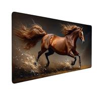 Tappetino Mouse XXL 600 x 300 mm - Tappetino Mouse Gaming Animali Cavalli Mousepad - Controllo Preciso del Mouse Migliora la Velocità e la Precisione - Tenuta Stabile - Accessori Scrivania y-359