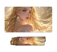Tappetino Mouse XXL 600 x 300 mm- Tappetino Mouse Gaming dea Mousepad- Controllo Preciso Migliora la Velocità e la Precisione- Tenuta Stabile- Lavabile- Accessori Scrivania i-640