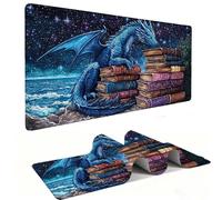 Tappetino Mouse XXL 600 x 300 mm - Tappetino Mouse Gaming Libri dei dinosauri Mousepad - Controllo Preciso del Mouse Migliora la Velocità e la Precisione - Tenuta Stabile - Accessori Scrivania h-697