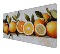 Tappetino Mouse xxl 600x400x3mm, Tappetino Mouse Gaming Marrone frutta, Impermeabile Surface Improves Speed, Base in Gomma Antiscivolo, per Computer e Laptop Mouse Pad, per Regali Uomo Donna Z-111