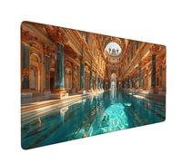 Tappetino Mouse XXL 700 x 300 mm Palazzo Mousepad Architettura Tappetino Mouse Gaming con Bordi Cuciti e Antiscivolo Mousepad XXL Accessori Scrivania Ufficio per Gaming, PC, Laptop, Computer d4187