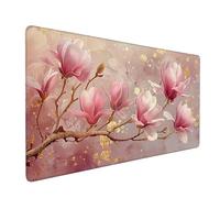 Tappetino Mouse XXL 700 x 400 mm - Tappetino Mouse Gaming Fiori Orchidee Mousepad - Controllo Preciso del Mouse Migliora la Velocità e la Precisione - Tenuta Stabile - Accessori Scrivania y-599