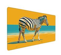 Tappetino Mouse XXL 700 x 400 mm - Tappetino Mouse Gaming Zebra Mousepad - Controllo Preciso del Mouse Migliora la Velocità e la Precisione - Tenuta Stabile - Lavabile - Accessori Scrivania y-43