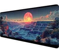Tappetino Mouse XXL 700x400x3mm,Canyon Tappetino Mouse Couleur Design a Fantasia, Mousepad con Base in Gomma Antiscivolo, Bordi Cuciti Lavabile Mousepad XXL per PC Gaming Accessori Scrivania 2-5703