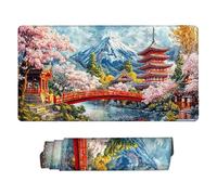 Tappetino Mouse XXL 80 x 40 cm - Tappetino Mouse Gaming Monte Fuji Mousepad - Controllo Preciso Migliora la Velocità e la Precisione - Tenuta Stabile - Lavabile - Accessori Scrivania b-291