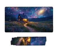 Tappetino Mouse XXL 80 x 40 cm - Tappetino Mouse Gaming Star Cabin Mousepad - Controllo Preciso Migliora la Velocità e la Precisione - Tenuta Stabile - Lavabile - Accessori Scrivania b-914