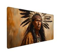 Tappetino Mouse XXL 800 x 300 mm - Tappetino Mouse Gaming Gli Indiani. Mousepad - Controllo Preciso del Mouse Migliora la Velocità e la Precisione - Tenuta Stabile - Accessori Scrivania - Regali y1214