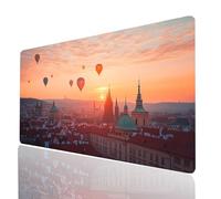 Tappetino Mouse XXL 800 x 300 x 3mm Lmperméable et Antidérapant Tappetino Scrivania Mongolfiera Mouse Pad Firenze e con Dase in Gomma Antiscivolo, Mousepad Migliora la recisione per Laptop Model-11763