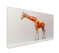 Tappetino Mouse XXL 800 x 400 mm - Tappetino Mouse Gaming Animali Giraffe Mousepad - Controllo Preciso del Mouse Migliora la Velocità e la Precisione - Tenuta Stabile - Accessori Scrivania y-378