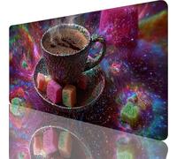 Tappetino Mouse XXL 800 x 400 x 4 mm, Rosa Tappetino Mouse Lavabile, Sogno Mouse Pad Accessori Gaming, con Base in Gomma Antiscivolo Sottomano Scrivania per Computer, Lavoro, Casa, Regalo Uomo l-9421